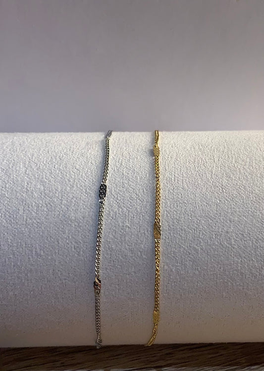 Chaînes bracelets en acier inoxydable