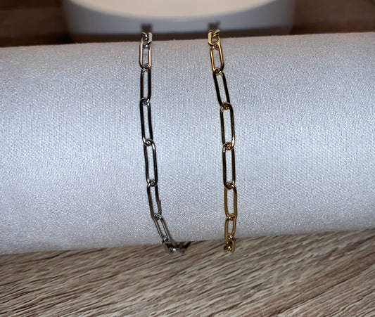 Chaînes bracelets en acier inoxydable