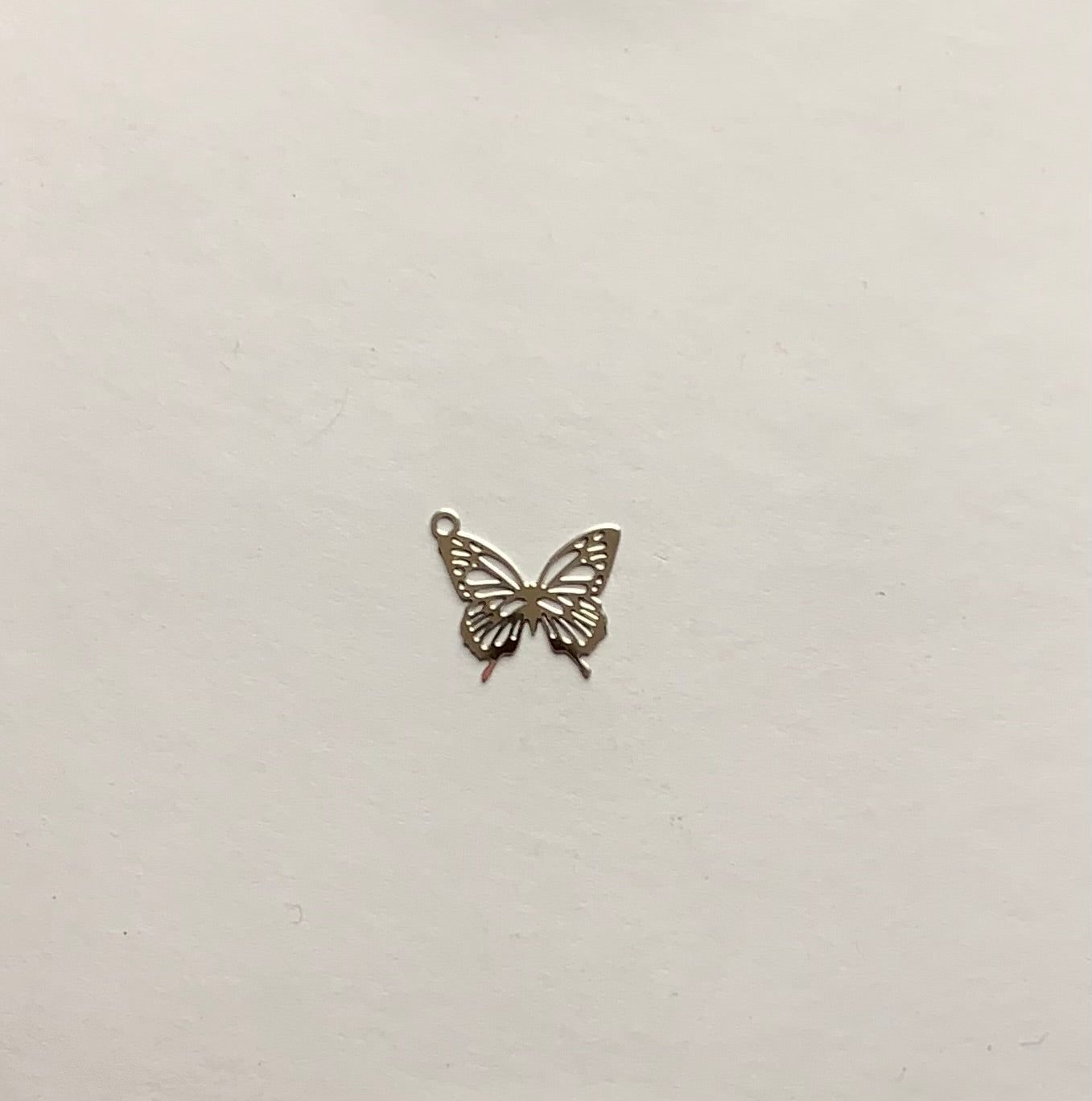 Breloques papillons en acier inoxydable