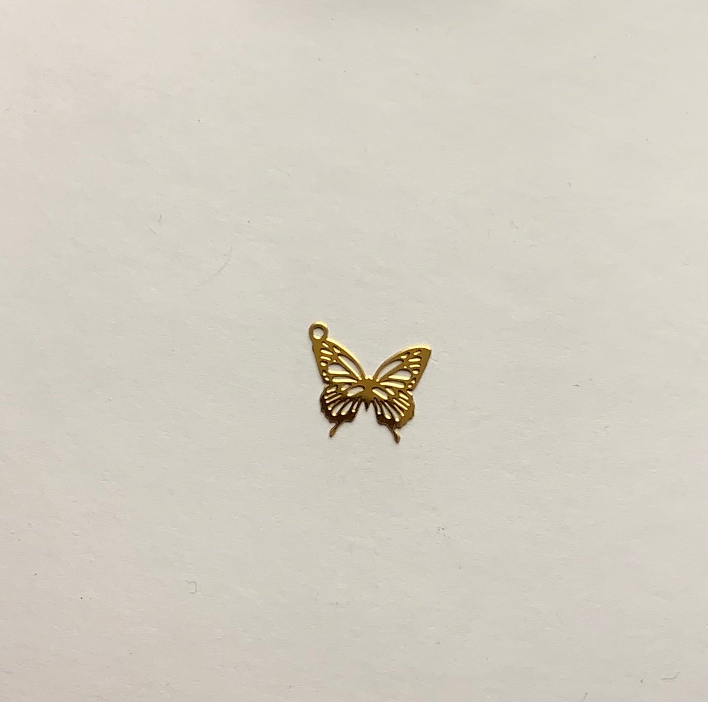 Breloques papillons en acier inoxydable