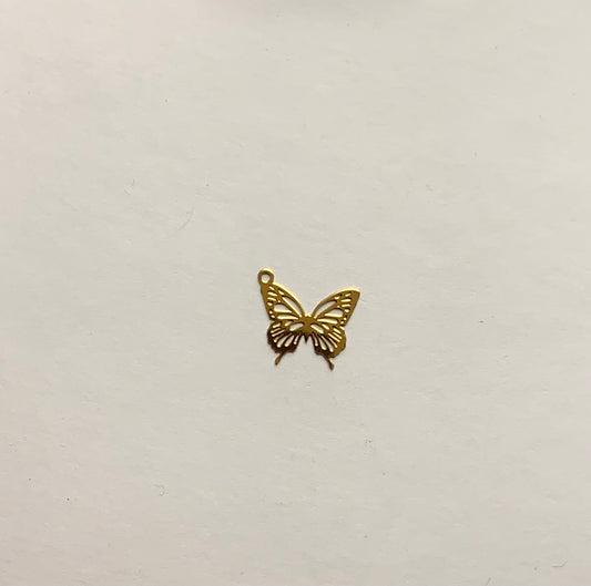 Breloques papillons en acier inoxydable