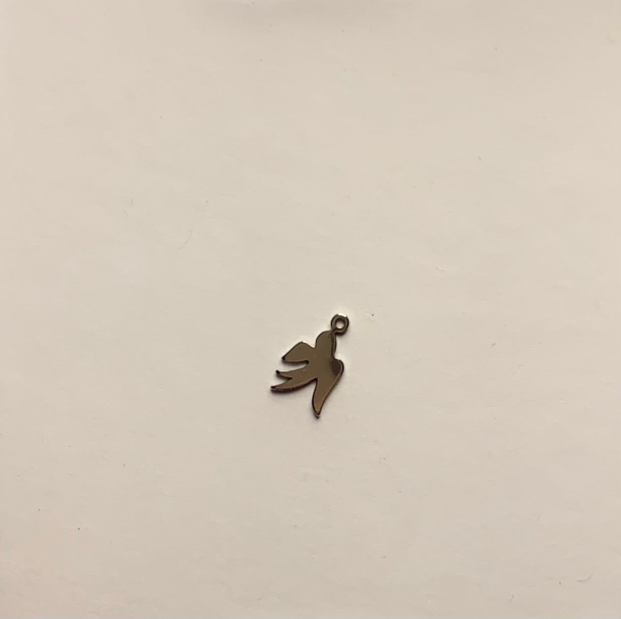 Breloques oiseaux en acier inoxydable